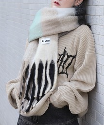 通販 ALAND マフラー 「UNISEX」ALAND／チェックマフラー ストール 小物