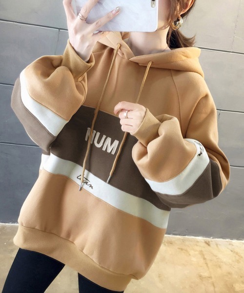 新品未使用 プルオーバー・パーカー ・トレーナー・スウェット・L フーディ miniministore（ミニミニストア） トレーナー スウェット 裏起毛