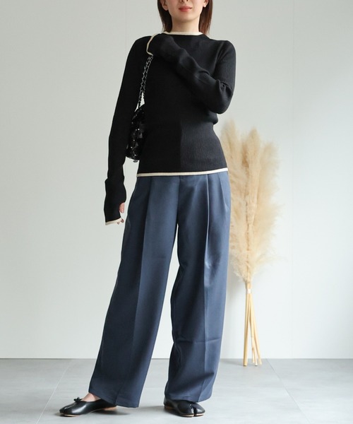 新品 マーク&ロナ　 Swingin Nubby クルーセーター (44/S　併 URBAN RESEARCH Sonny Label ニット セーター ピグメントア