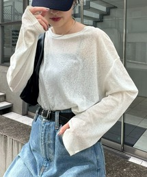 tシャツ 「15色展開」サイドスリットシアートップス レディース｜ZOZOTOWN Yahoo!店