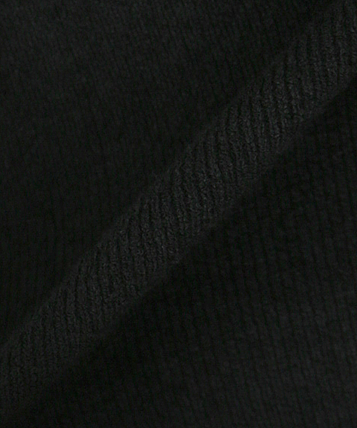 EDIT.FOR LULU ミニブークレ アシンメトリーカーディガン EDIT. FOR LULU カーディガン ミニブークレ アシンメトリー