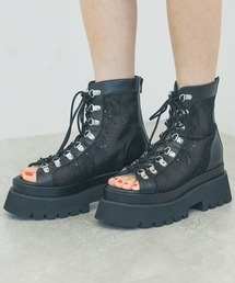 サンダル デザインレースアップブーサン(HARE) レディース｜ZOZOTOWN Yahoo!店