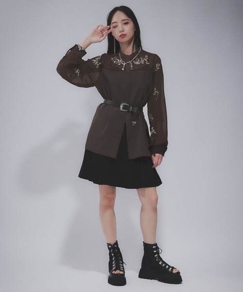【HARE】レースアップメッシュブーツサンダル　Lサイズ 中古・古着通販】HARE (ハレ) レースアップメッシュブーツ