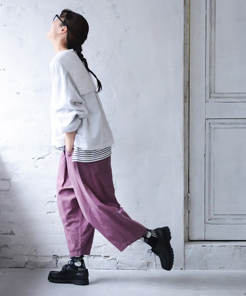 soulberry（ソウルベリー） パンツ ラベンダー色した、いつものパンツ