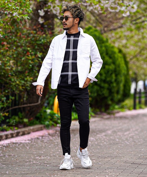 adamsJUGGLER（アダムスジャグラー） シャツ プレーンCロングシャツ