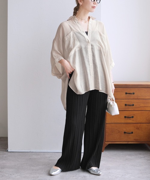 reca（レカ） ブラウス シャツ ドルマンシアーシャツ レディース 