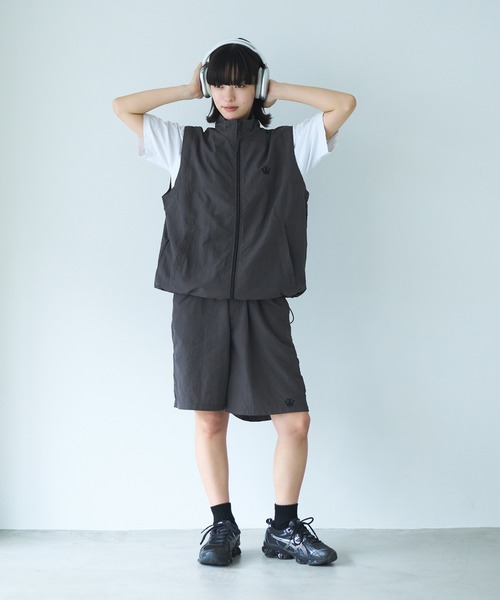 パンツ N!ce nylon half pants BLACK L WETTEMPT パンツ NYLON HALF PANTS / ナイロンハーフパンツ