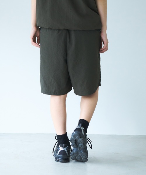 ハーフ・ショートパンツ Nylon tutu bermuda pants black WETTEMPT パンツ NYLON HALF PANTS / ナイロンハーフパンツ
