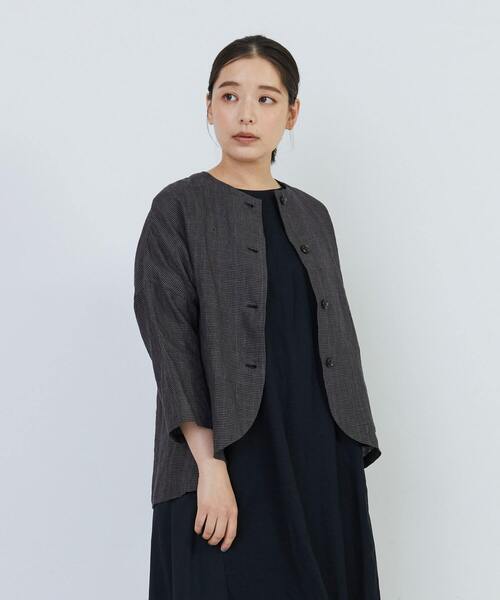 アデュートリステス ロワジールコート 麻 リネン アデュートリステス ロワジールコート 麻 リネン
