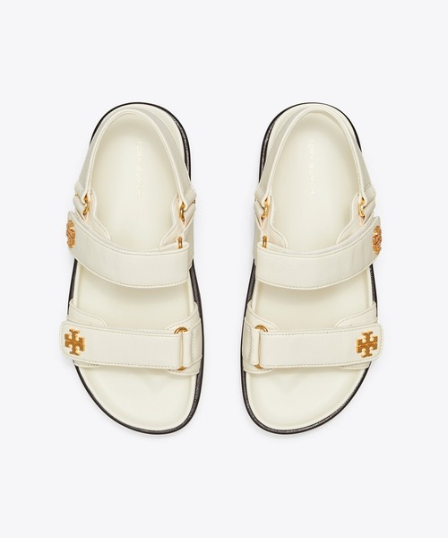Tory Burch ゴールド フラットサンダル 7M 24cm