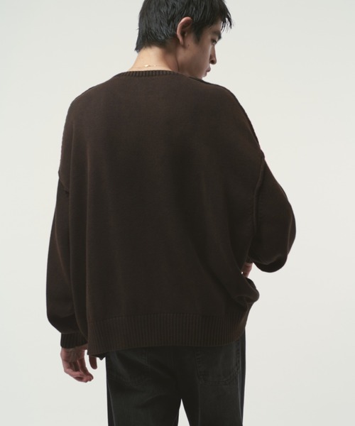 Lui's(ルイス)24AW 接結ニットブルゾン Lui's（ルイス）の「ドライバーズニットブルゾン（ニット