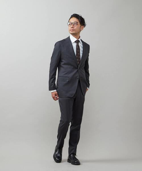 MEN'S MELROSE セレモニースーツ セットアップ 入学式 ピンストライプ