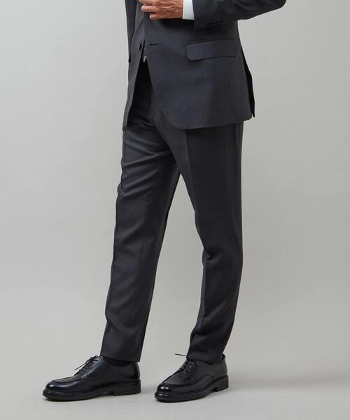 メンズメルローズ　メンズセットアップ ネイビー　メンズ　スーツ MEN'S MELROSE セットアップ ピンストライプ/ウォッシャブル