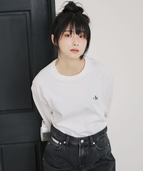 Calvin Klein tシャツ 「WEB限定」ユニセックス ロングスリーブT