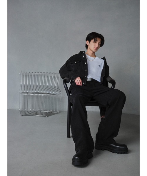 ☆人気☆【 】☆CKJeans ロングスリーブTシャツ☆ Calvin Klein tシャツ 「WEB限定」ユニセックス ロングスリーブT