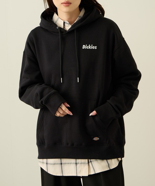 専用　dickies アクティブパーカー　ダックパーカー　ブラック　Lサイズ Dickies（ディッキーズ） パーカー 「別注限定展開」Dickies 裏起毛