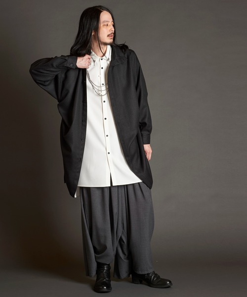 NO ID.（ノーアイディー） シャツ 「NO ID.」Zip Chain Long Shirt