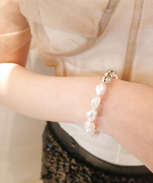 10K淡水パールブレスレット 淡水パール ブレスレット | Jewelry Studio PLUSTER公式サイト