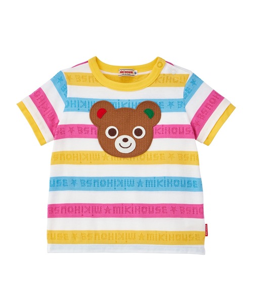 MIKI HOUSE（ミキハウス） tシャツ プッチー＆うさこ ボーダー半袖T
