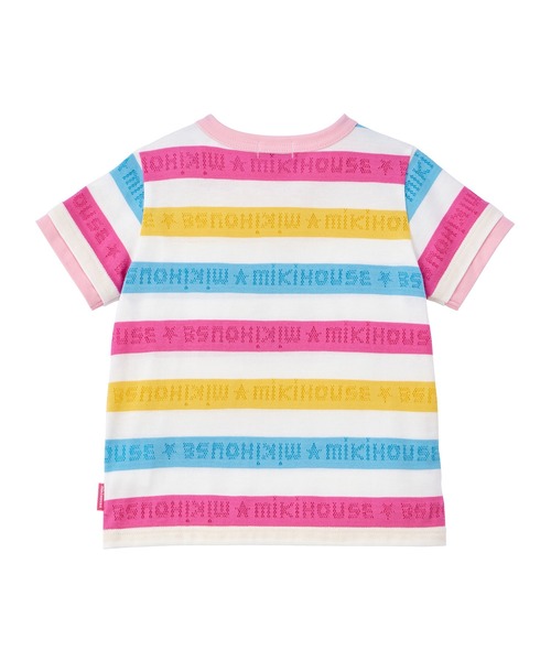 MIKI HOUSE（ミキハウス） tシャツ プッチー＆うさこ ボーダー半袖T