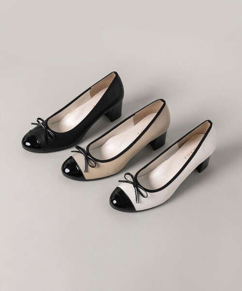 トッカ パンプス TOCCA（トッカ） パンプス RIBBON BALLET RAINPUMPS バレエ レイン