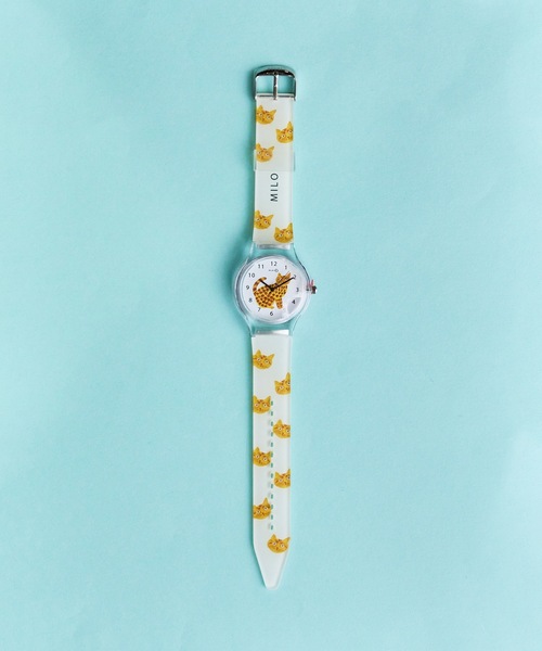 ミユキ COMMON WARE 腕時計 4on:Matsuo Miyuki Cat Watch 松尾みゆき 猫