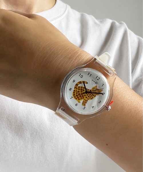 ミユキ COMMON WARE 腕時計 4on:Matsuo Miyuki Cat Watch 松尾みゆき 猫