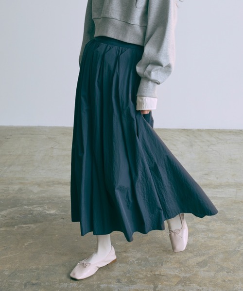 EN NEUME ロング スカート Matte Taffeta Skirt : ZOZOTOWN Yahoo!店