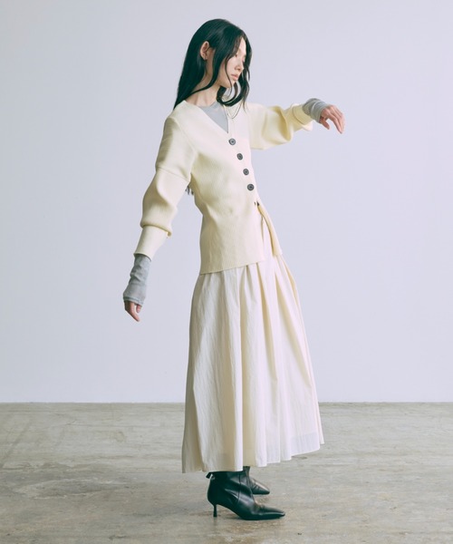 EN NEUME ロング スカート Matte Taffeta Skirt : ZOZOTOWN Yahoo!店