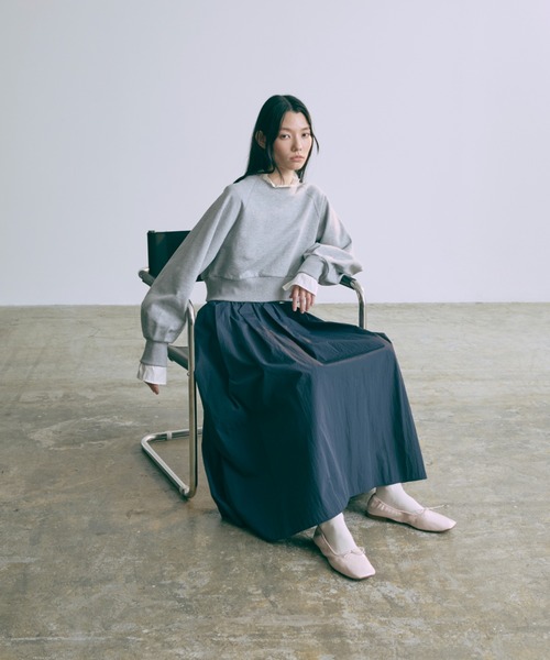 EN NEUME ロング スカート Matte Taffeta Skirt : ZOZOTOWN Yahoo!店
