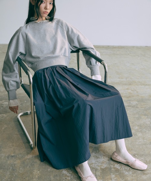 EN NEUME ロング スカート Matte Taffeta Skirt : ZOZOTOWN Yahoo!店