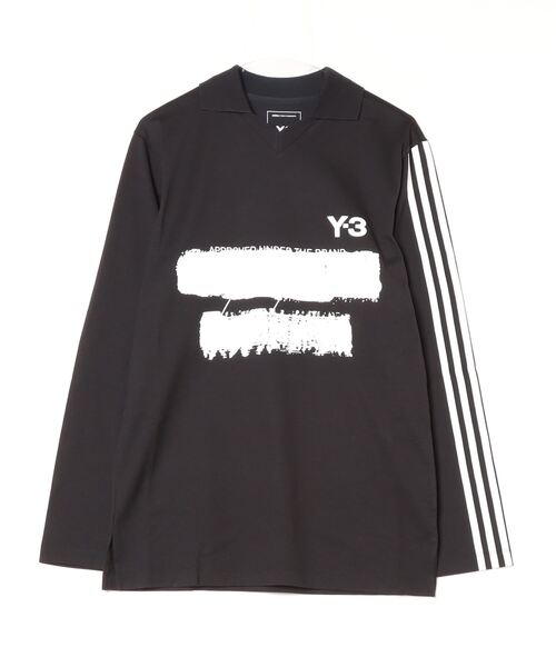 Y-3 tシャツ U GFX LOGO LS T メンズ レディース : ZOZOTOWN