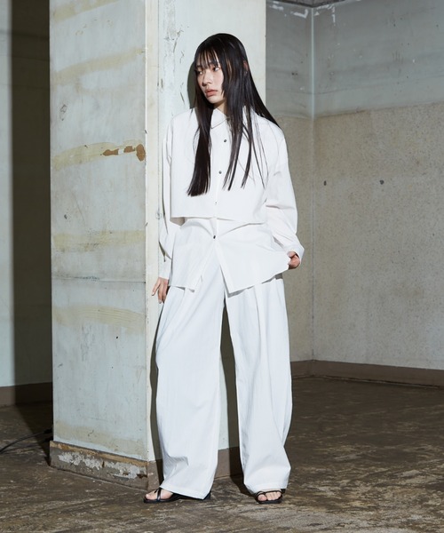 NOMINE（ノミネ） ブラウス シャツ ロング フライヨーク シャツ