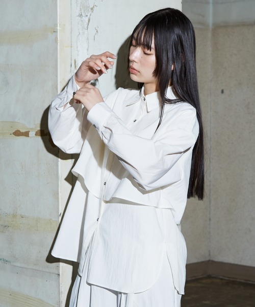 NOMINE（ノミネ） ブラウス シャツ ロング フライヨーク シャツ