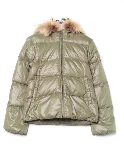 DUVETICA ダウンジャケット サイズ40 DUVETICA（デュベティカ） ダウンジャケット 40 グリーン レディース