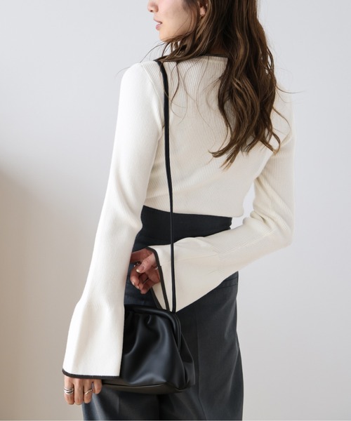 「SUGAR BISKET」 「La-gemme」長袖ニット フリー グレー レディース_画像2