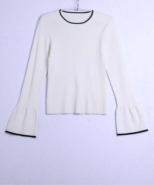 「SUGAR BISKET」 「La-gemme」長袖ニット フリー グレー レディース_画像3