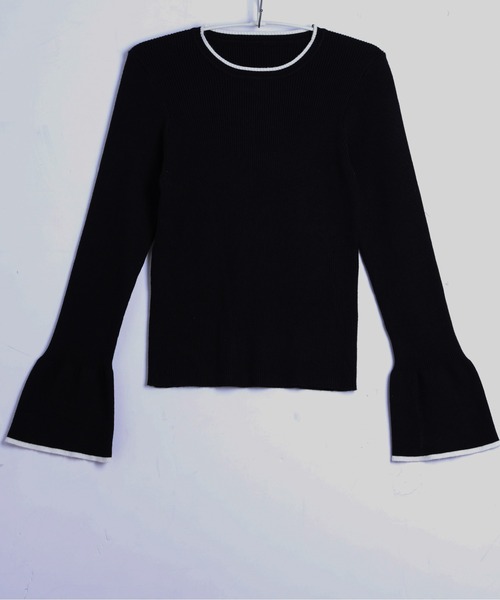 「SUGAR BISKET」 「La-gemme」長袖ニット フリー グレー レディース_画像4