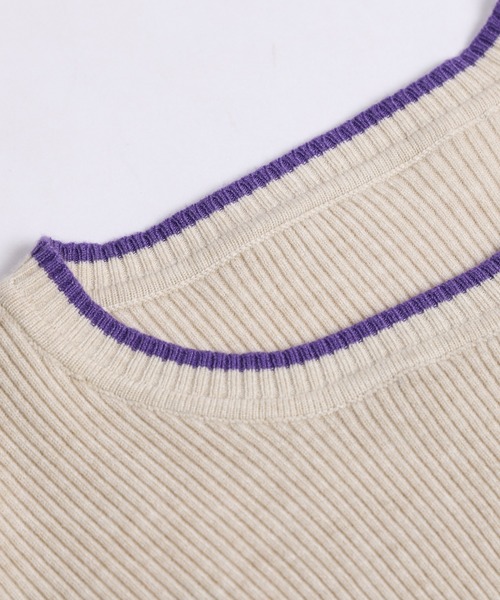 「SUGAR BISKET」 「La-gemme」長袖ニット フリー グレー レディース_画像8