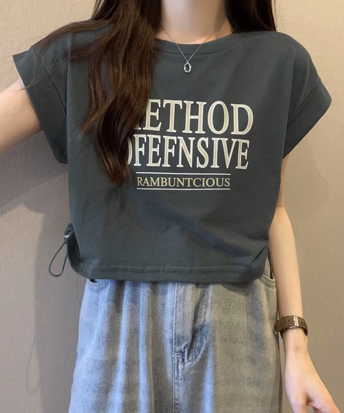 【タグ付き新品未使用品】PLAVE WHY? クロップトップ Tシャツ Mサイズ エミ emmi emmi×PlaX(TM) emmiロゴクロップドTシャツ レディース