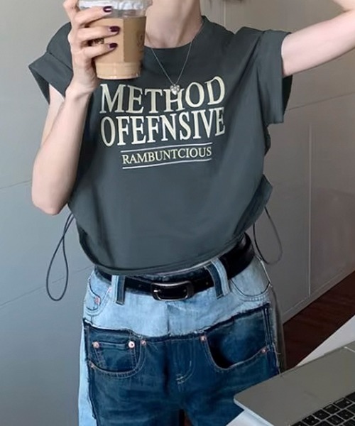vaultroom ミニクロップドT vaultroom ミニクロップドT ドロストクロップドTシャツ（Tシャツ
