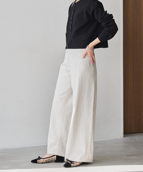 LE TALON バレエシューズ パンプス トゥキャップハートチュール