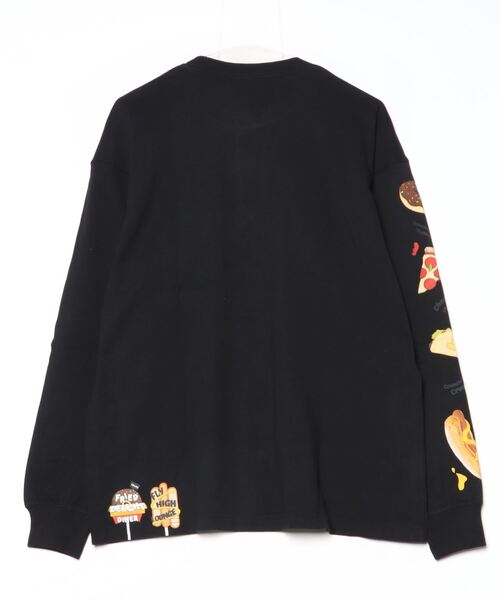 CHUMS tシャツ 「CHUMS」 Fast Food L/S T-Shirt ファストフード
