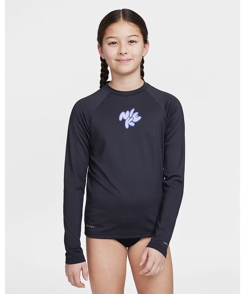 NIKE（ナイキ） ラッシュガード バブルNIKE L/Sハイドロガード キッズ