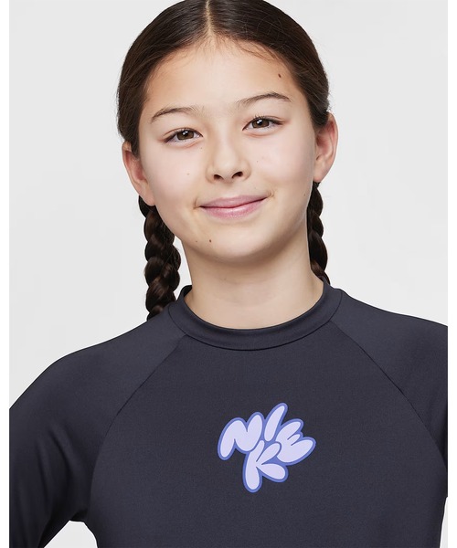 ナイキ nike ラッシュガード NIKE/ナイキ バブルNIKE L/Sハイドロガード キッズ UVケア ラッシュガード NESSF744 キッズ 子供 男の子 女の子 | NIKE | 11
