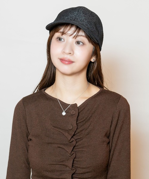 CA4LA リボン　帽子 キャップ PALLER CAP JQ 黒　ブラック CA4LA キャップ 帽子 PALLER CAP JQ 2 レディース : ZOZOTOWN