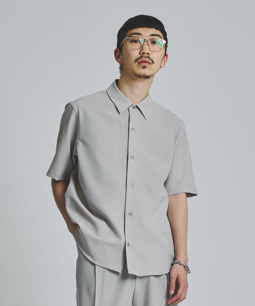 CITY 「CITY」 半袖シャツ 1 ライトグレー メンズ : ZOZOTOWN