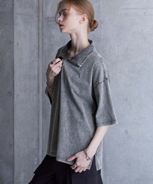 SERACE tシャツ 「SERACE」Vintage design loose chemical short
