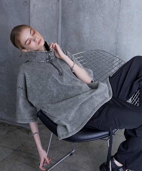 新品未開封 Mサイズ SERACE tシャツ 「SERACE」Vintage design loose chemical short