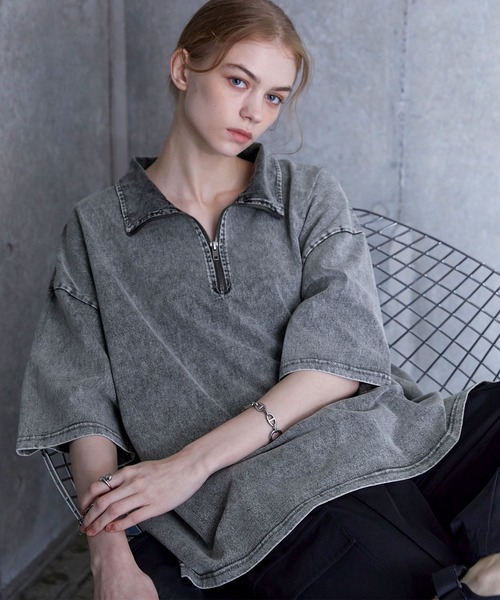 SERACE tシャツ 「SERACE」Vintage design loose chemical short
